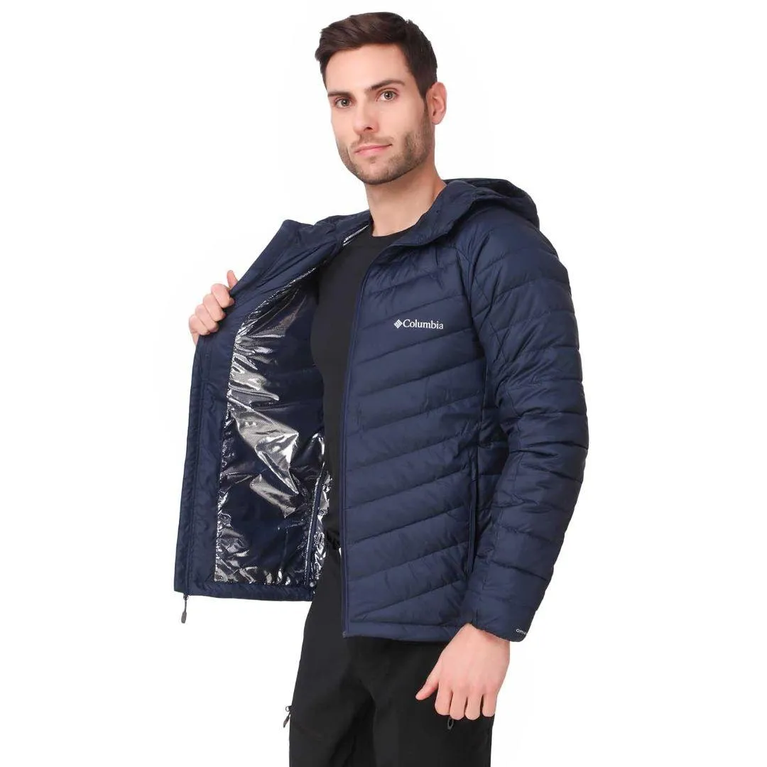 Columbia Men Blue Omni-Heat Reflective Horizon Explorer Hooded Jacket