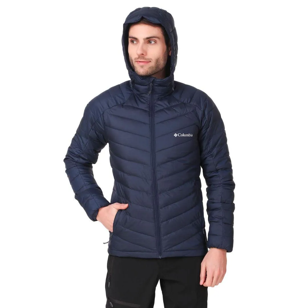 Columbia Men Blue Omni-Heat Reflective Horizon Explorer Hooded Jacket