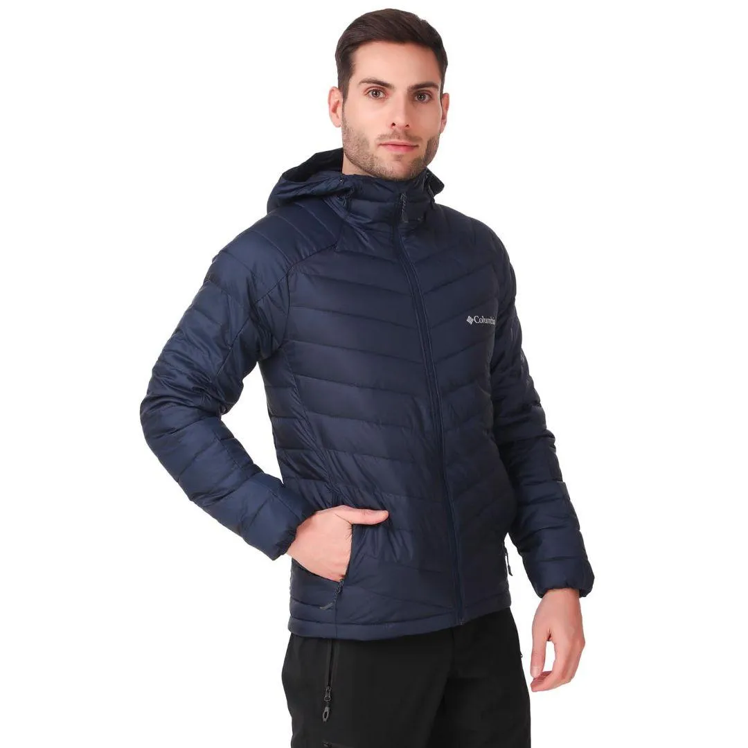 Columbia Men Blue Omni-Heat Reflective Horizon Explorer Hooded Jacket