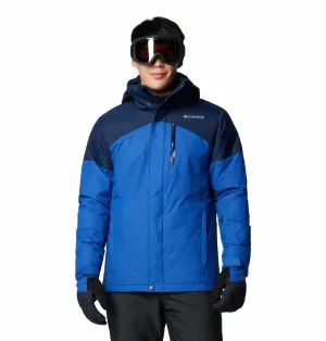 Columbia Men Blue Omni-Heat Reflective Last Tracks II Jacket