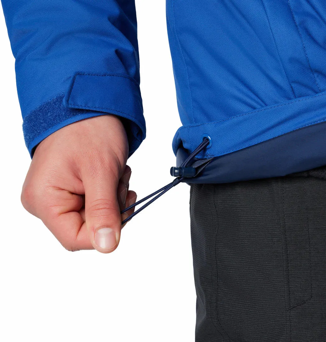 Columbia Men Blue Omni-Heat Reflective Last Tracks II Jacket