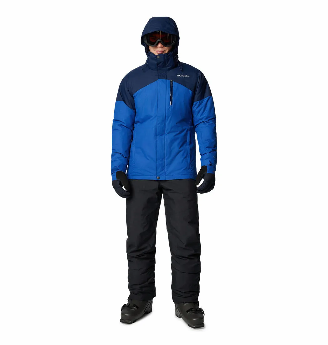Columbia Men Blue Omni-Heat Reflective Last Tracks II Jacket
