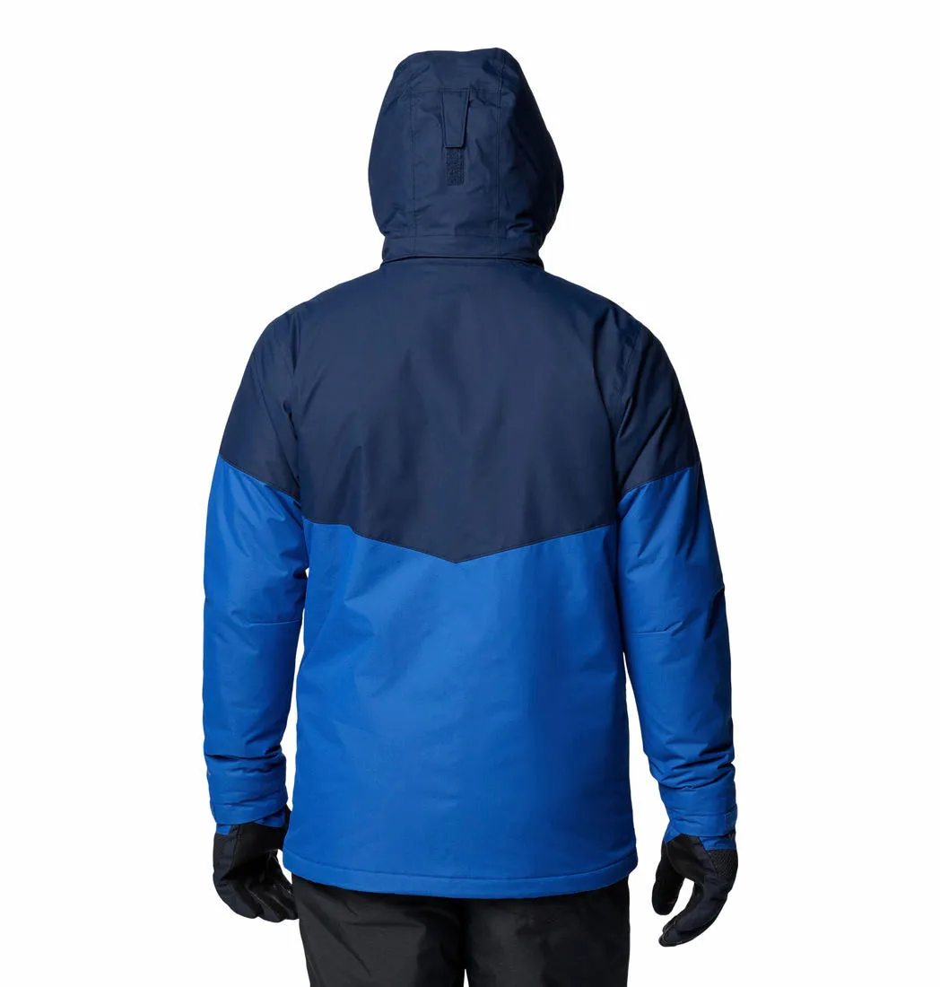 Columbia Men Blue Omni-Heat Reflective Last Tracks II Jacket