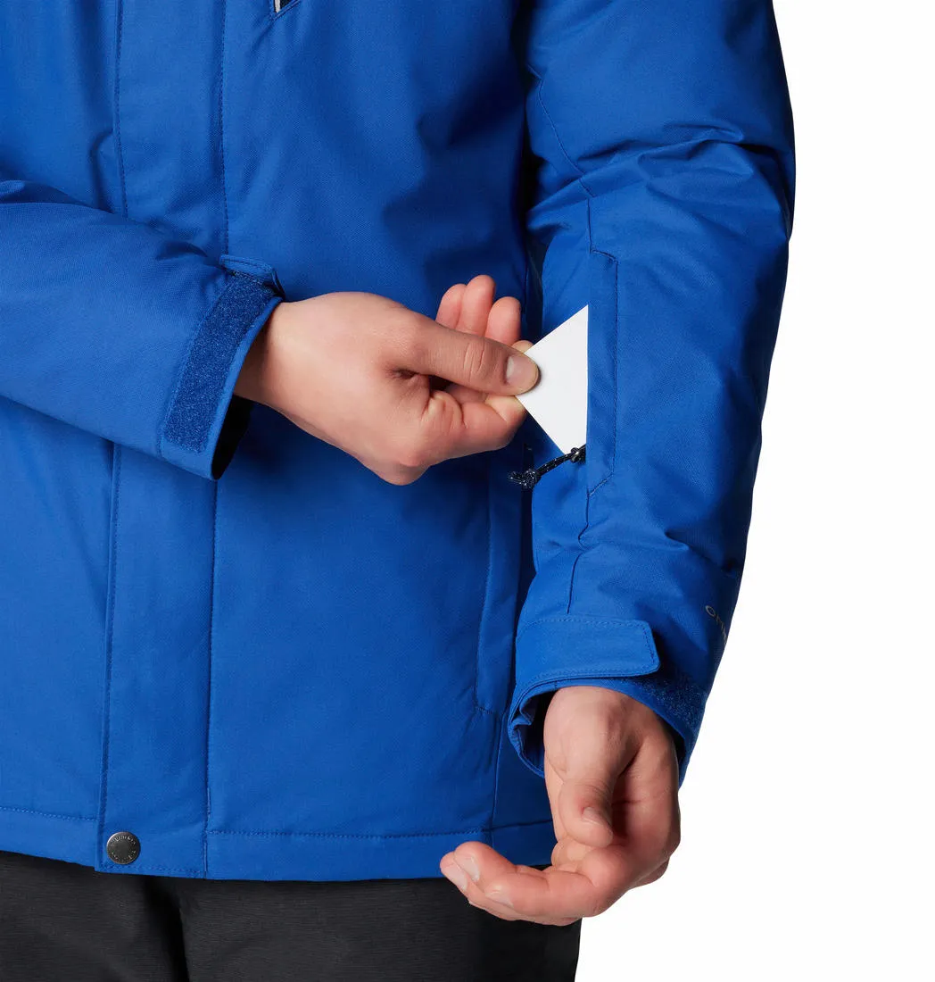 Columbia Men Blue Omni-Heat Reflective Last Tracks II Jacket