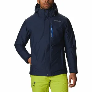 Columbia Men Blue Omni-Heat Reflective Last Tracks Jacket