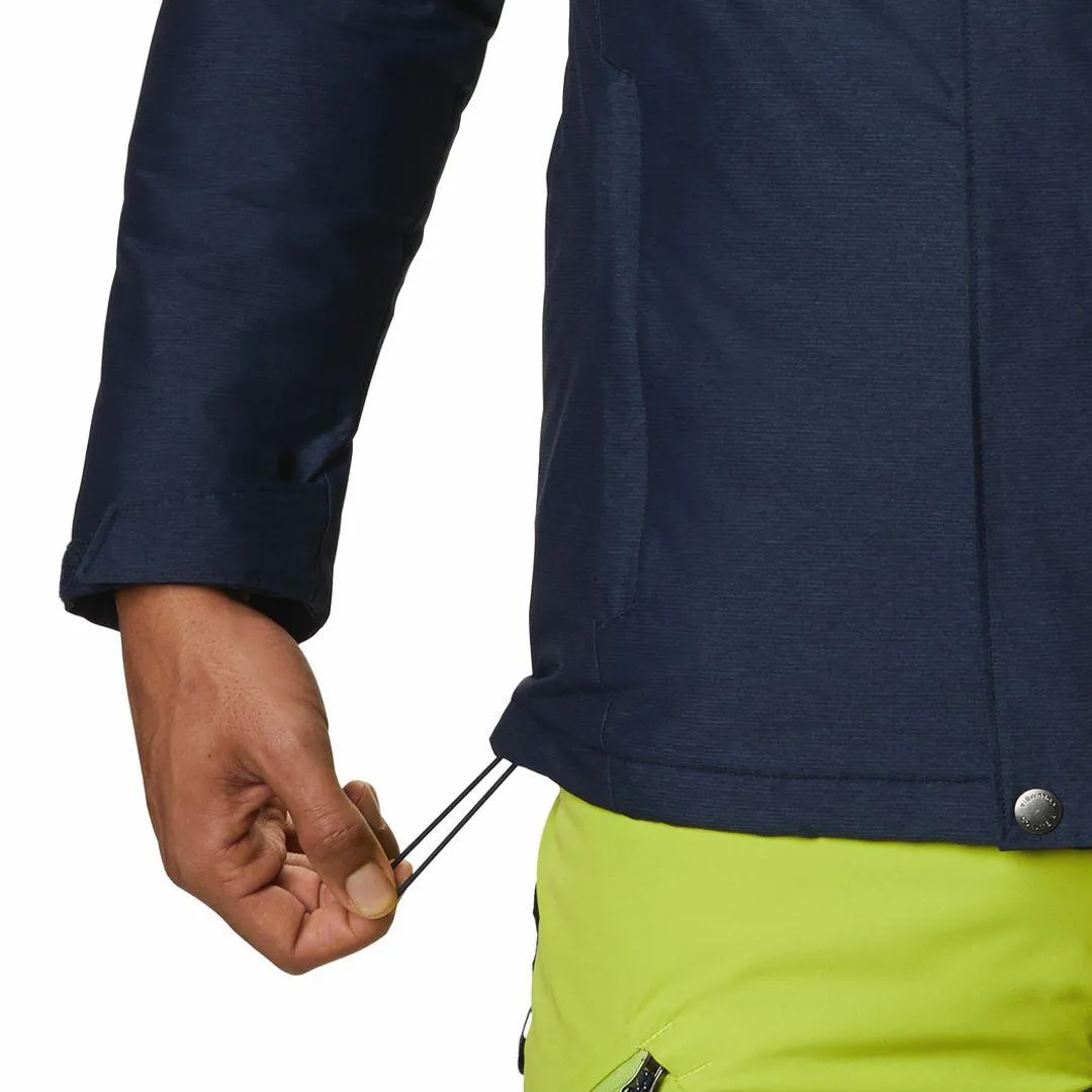 Columbia Men Blue Omni-Heat Reflective Last Tracks Jacket