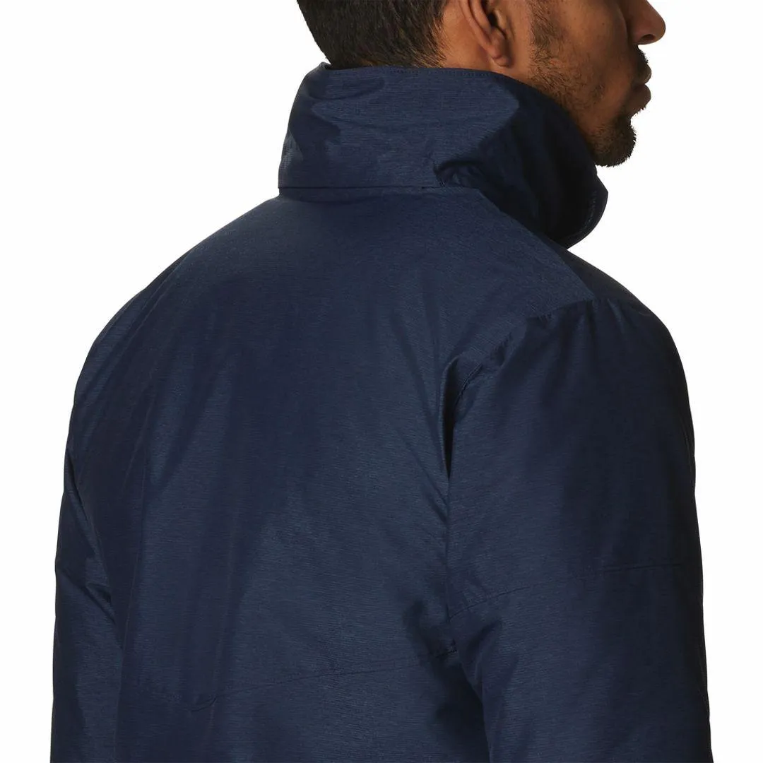 Columbia Men Blue Omni-Heat Reflective Last Tracks Jacket