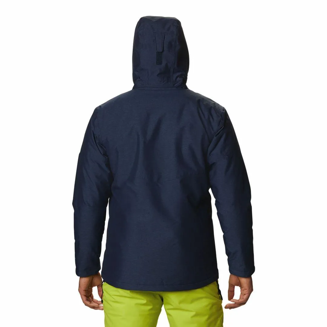 Columbia Men Blue Omni-Heat Reflective Last Tracks Jacket