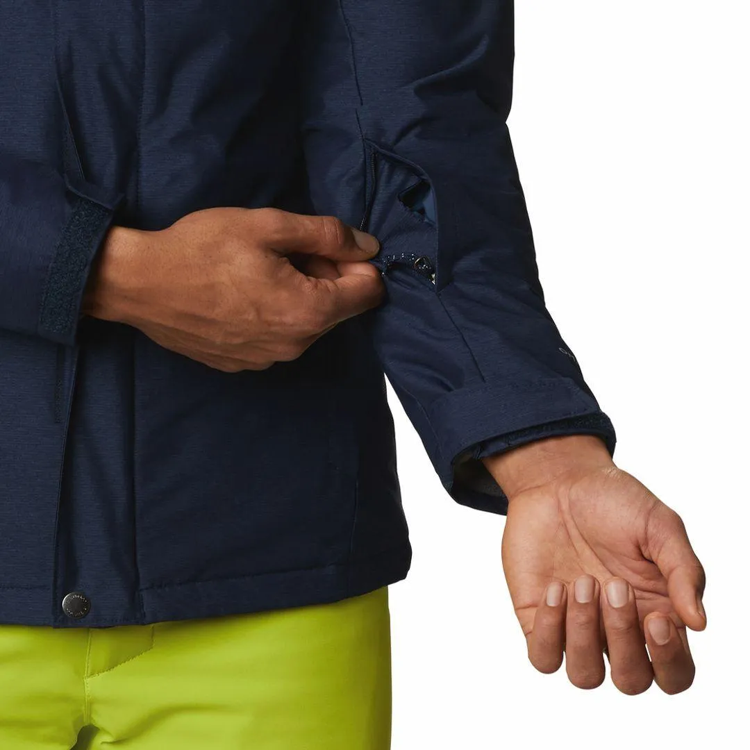Columbia Men Blue Omni-Heat Reflective Last Tracks Jacket