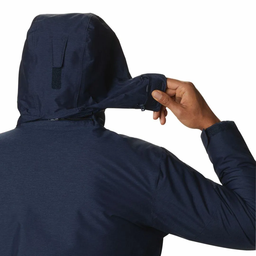 Columbia Men Blue Omni-Heat Reflective Last Tracks Jacket