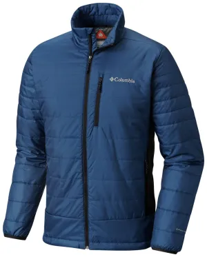 Columbia Men Blue Omni-Heat Reflective Passo Alto II Jacket
