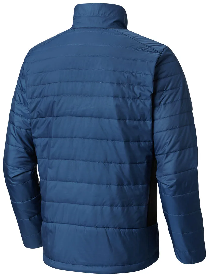 Columbia Men Blue Omni-Heat Reflective Passo Alto II Jacket