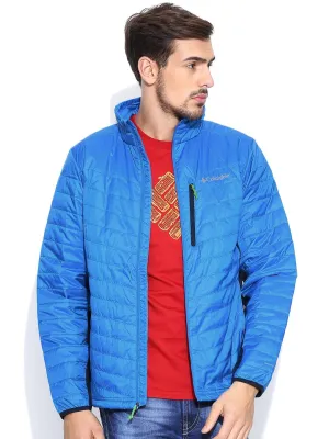 Columbia Men Blue Omni-Heat Reflective Passo Alto Jacket