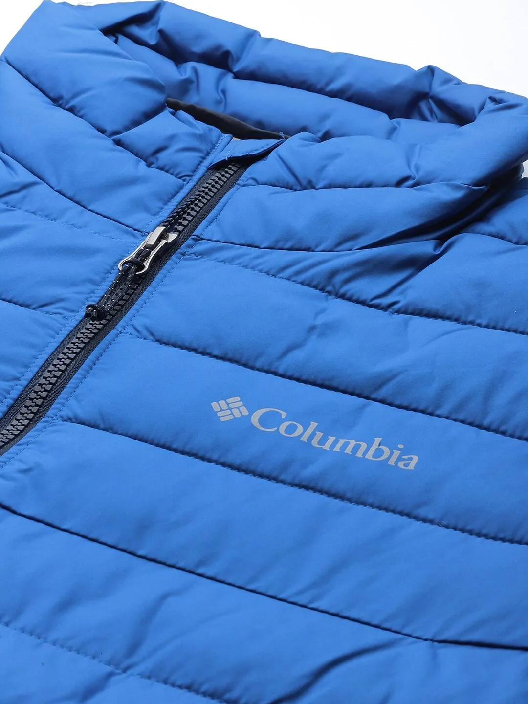 Columbia Men Blue Omni-Heat Reflective Powder Lite Jacket