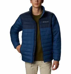 Columbia Men Blue Omni-Heat Reflective Powder Lite Jacket