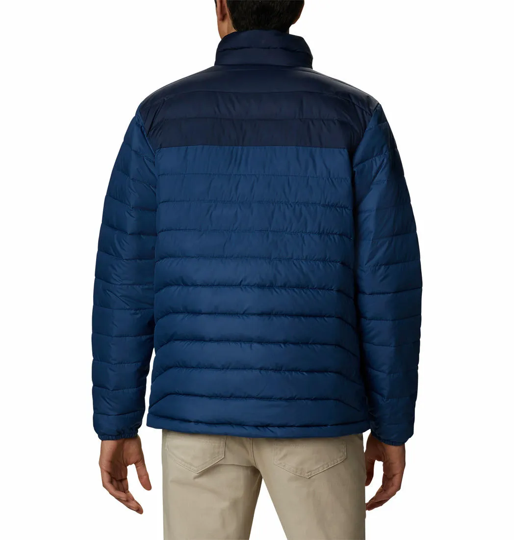 Columbia Men Blue Omni-Heat Reflective Powder Lite Jacket