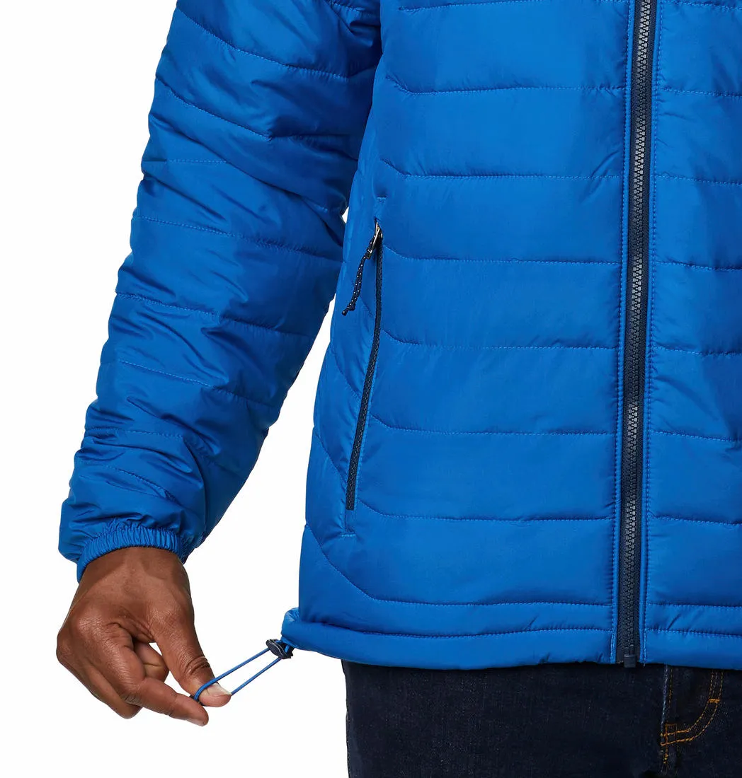 Columbia Men Blue Omni-Heat Reflective Powder Lite Jacket