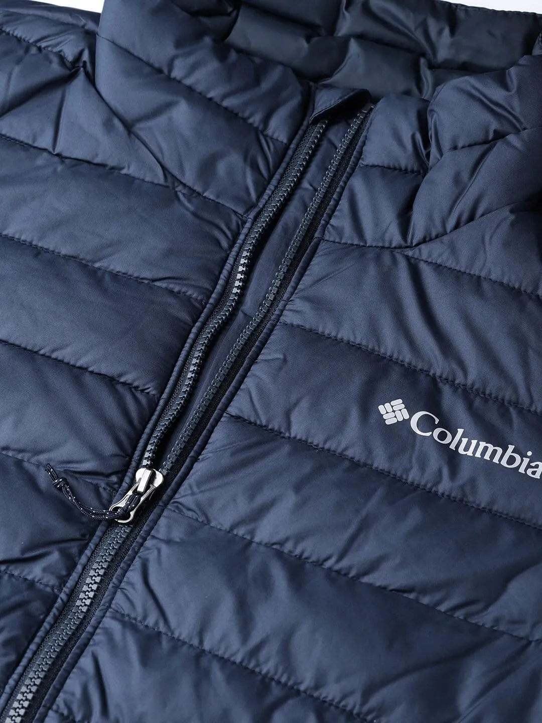 Columbia Men Blue Omni-Heat Reflective Powder Lite Jacket