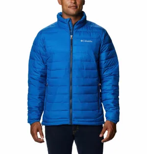 Columbia Men Blue Omni-Heat Reflective Powder Lite Jacket
