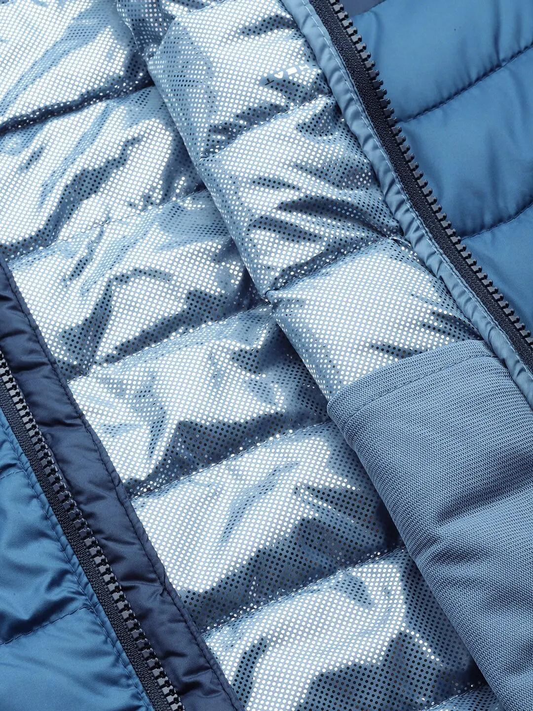 Columbia Men Blue Omni-Heat Reflective Powder Lite Jacket