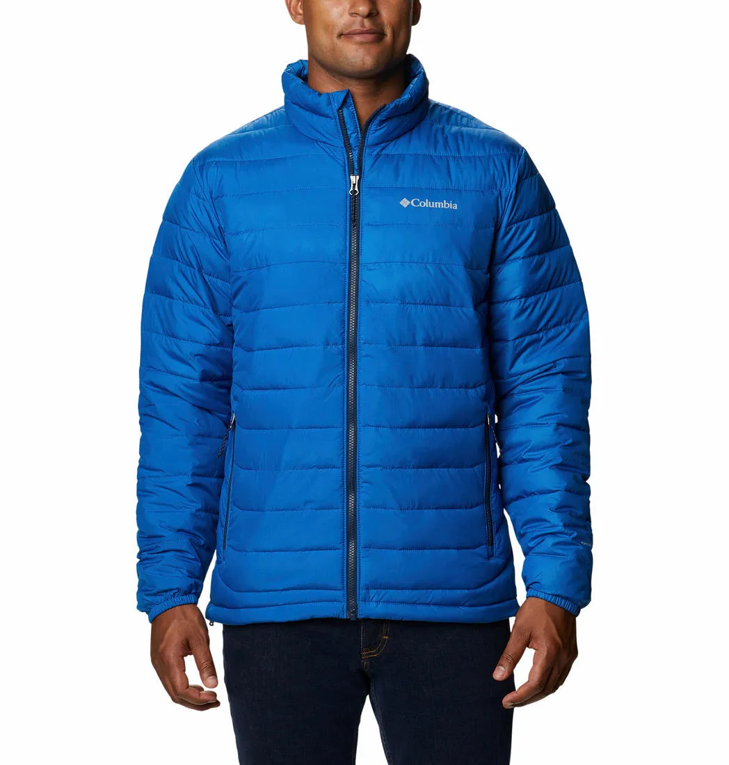 Columbia Men Blue Omni-Heat Reflective Powder Lite Jacket