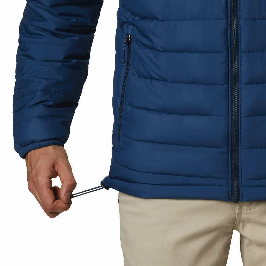 Columbia Men Blue Omni-Heat Reflective Powder Lite Jacket