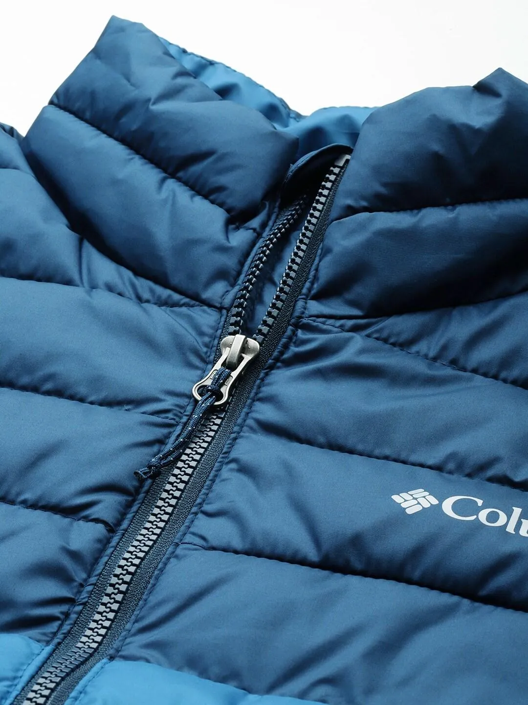 Columbia Men Blue Omni-Heat Reflective Powder Lite Jacket