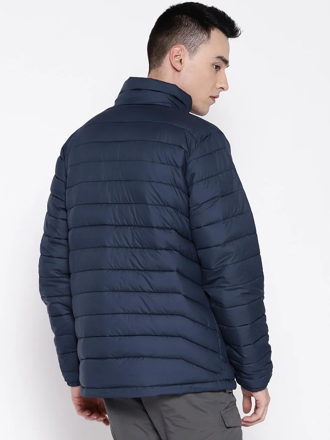 Columbia Men Blue Omni-Heat Reflective Powder Lite Jacket