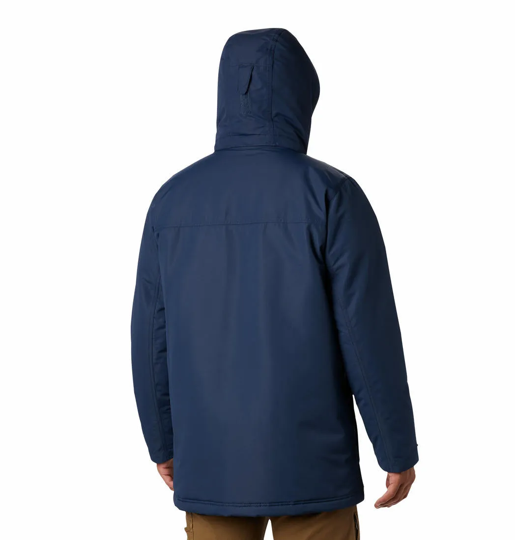 Columbia Men Blue Omni-Heat Reflective Rugged Path Parka Parka Jacket
