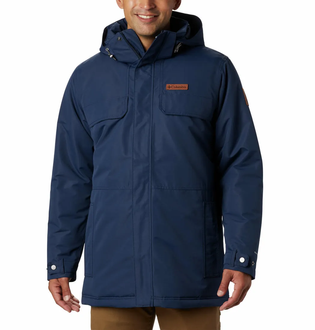 Columbia Men Blue Omni-Heat Reflective Rugged Path Parka Parka Jacket