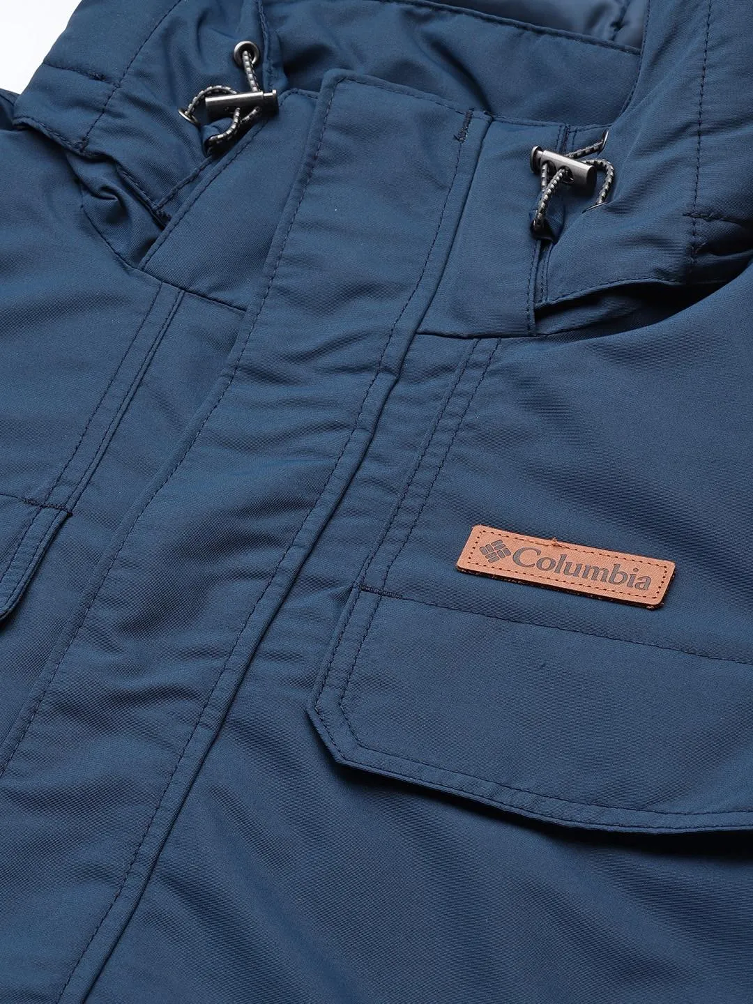 Columbia Men Blue Omni-Heat Reflective Rugged Path Parka Parka Jacket