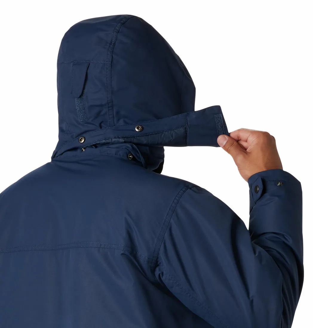 Columbia Men Blue Omni-Heat Reflective Rugged Path Parka Parka Jacket