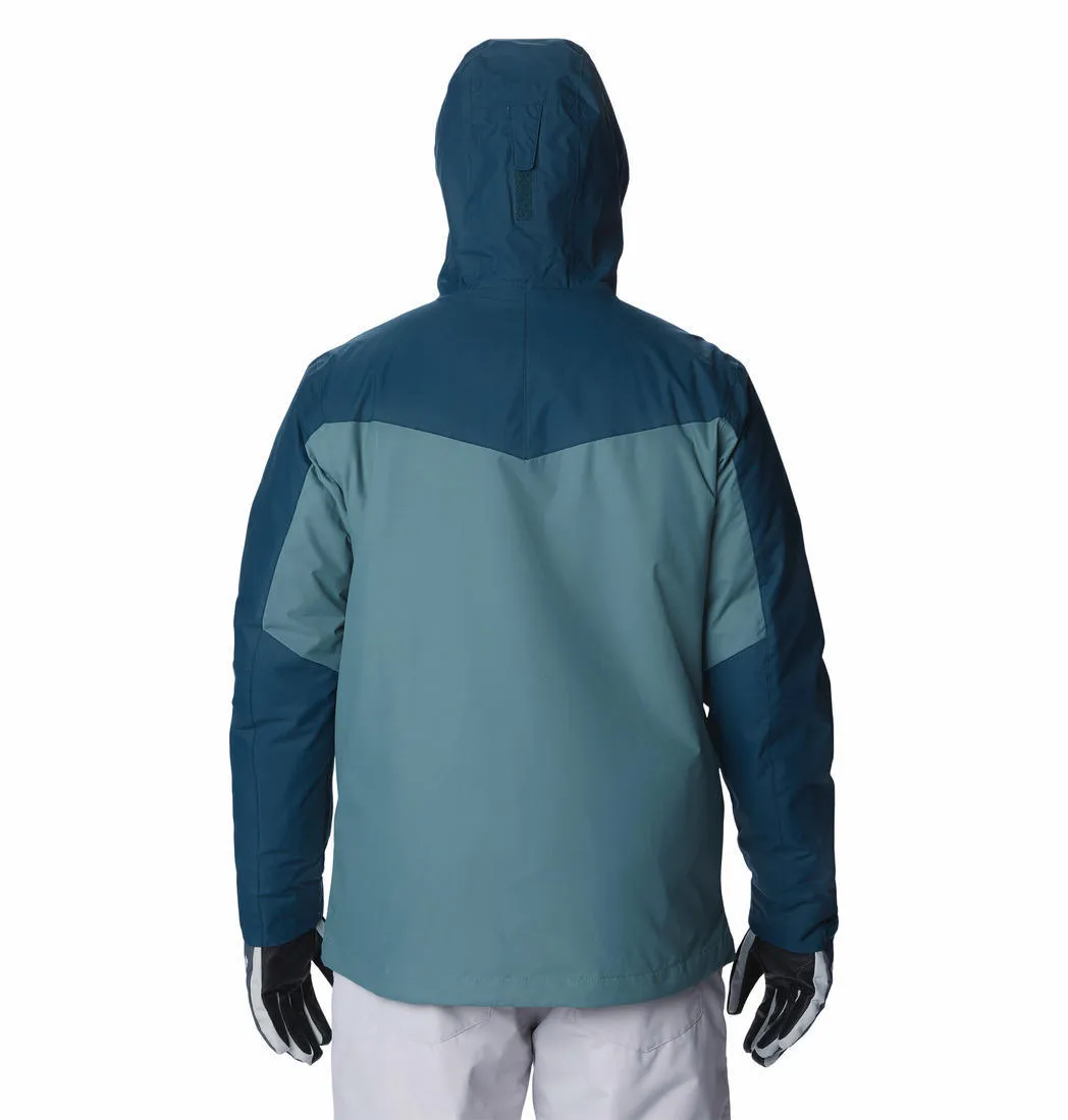 Columbia Men Blue Omni-Heat Reflective Whirlibird IV Inetrchangeable Jacket