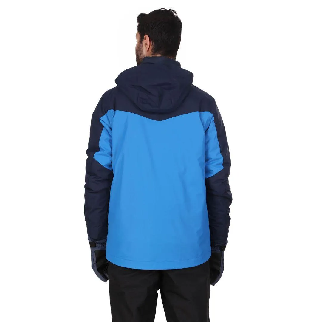 Columbia Men Blue Omni-Heat Reflective Whirlibird IV Inetrchangeable Jacket