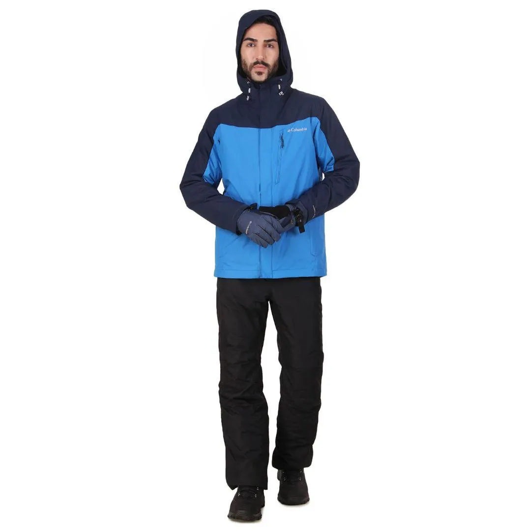 Columbia Men Blue Omni-Heat Reflective Whirlibird IV Inetrchangeable Jacket