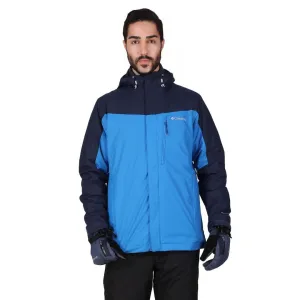 Columbia Men Blue Omni-Heat Reflective Whirlibird IV Inetrchangeable Jacket