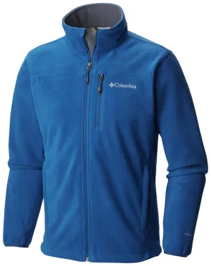 Columbia Men Blue Omni-Heat Reflective Wind Protector Jacket