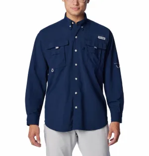 Columbia Men Blue Omni-Shade Bahama II Long Sleeve Shirt