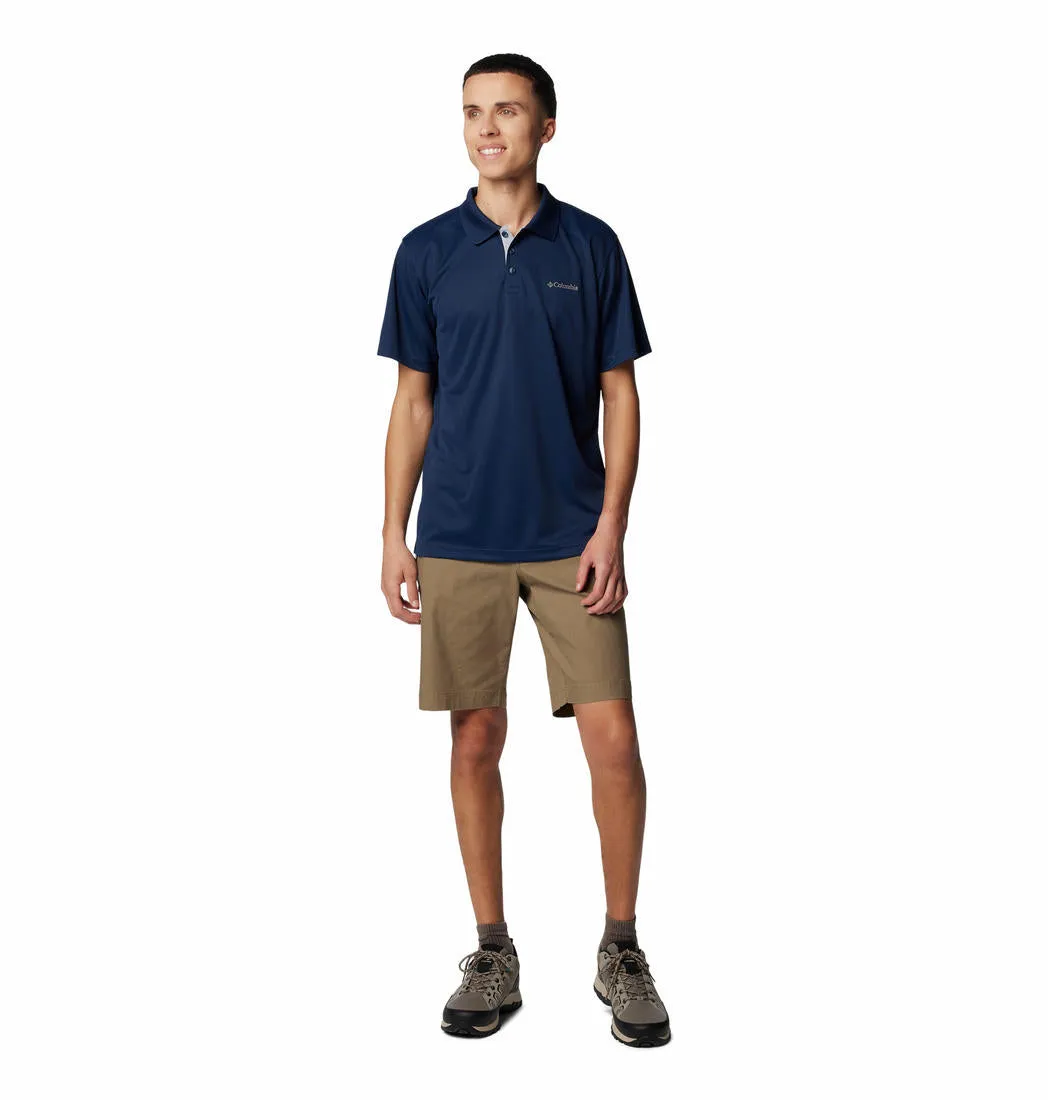 Columbia Men Blue Omni-Shade Utilizer Polo Tshirt