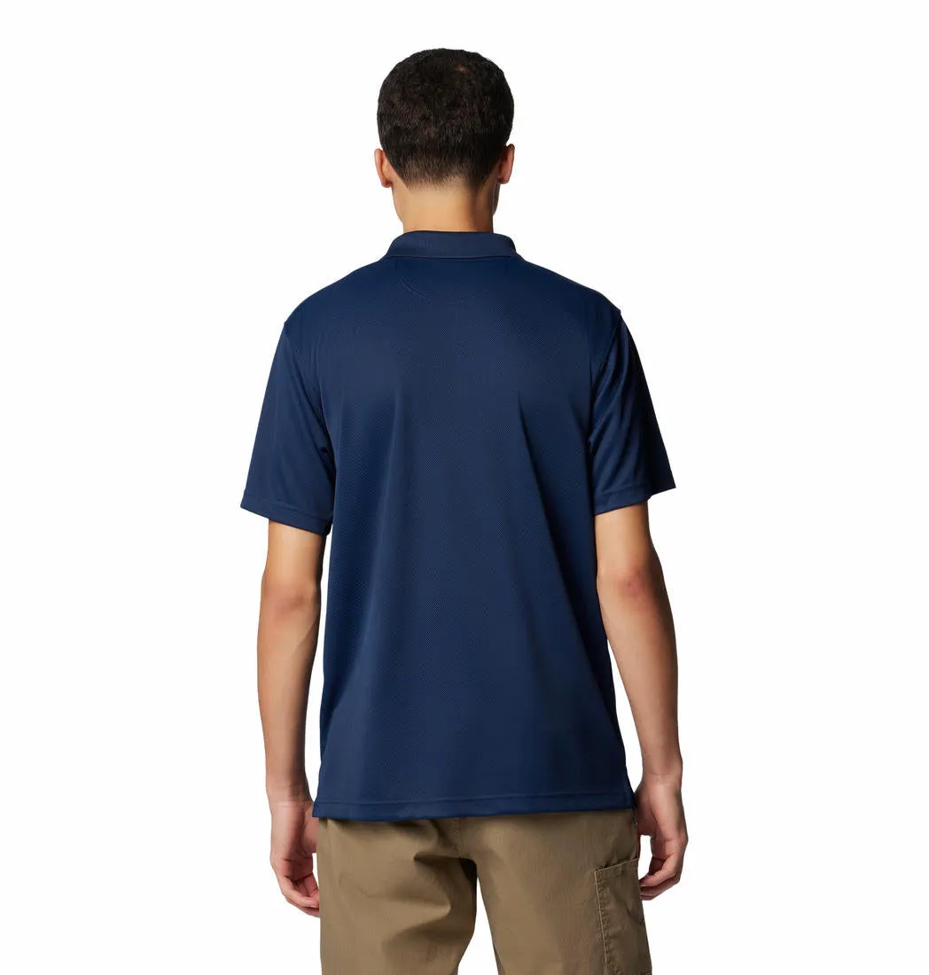 Columbia Men Blue Omni-Shade Utilizer Polo Tshirt