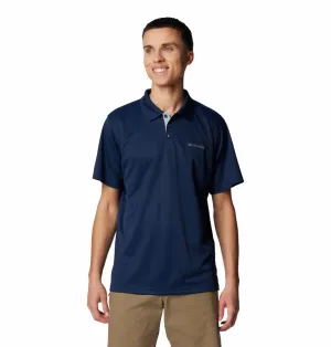 Columbia Men Blue Omni-Shade Utilizer Polo Tshirt