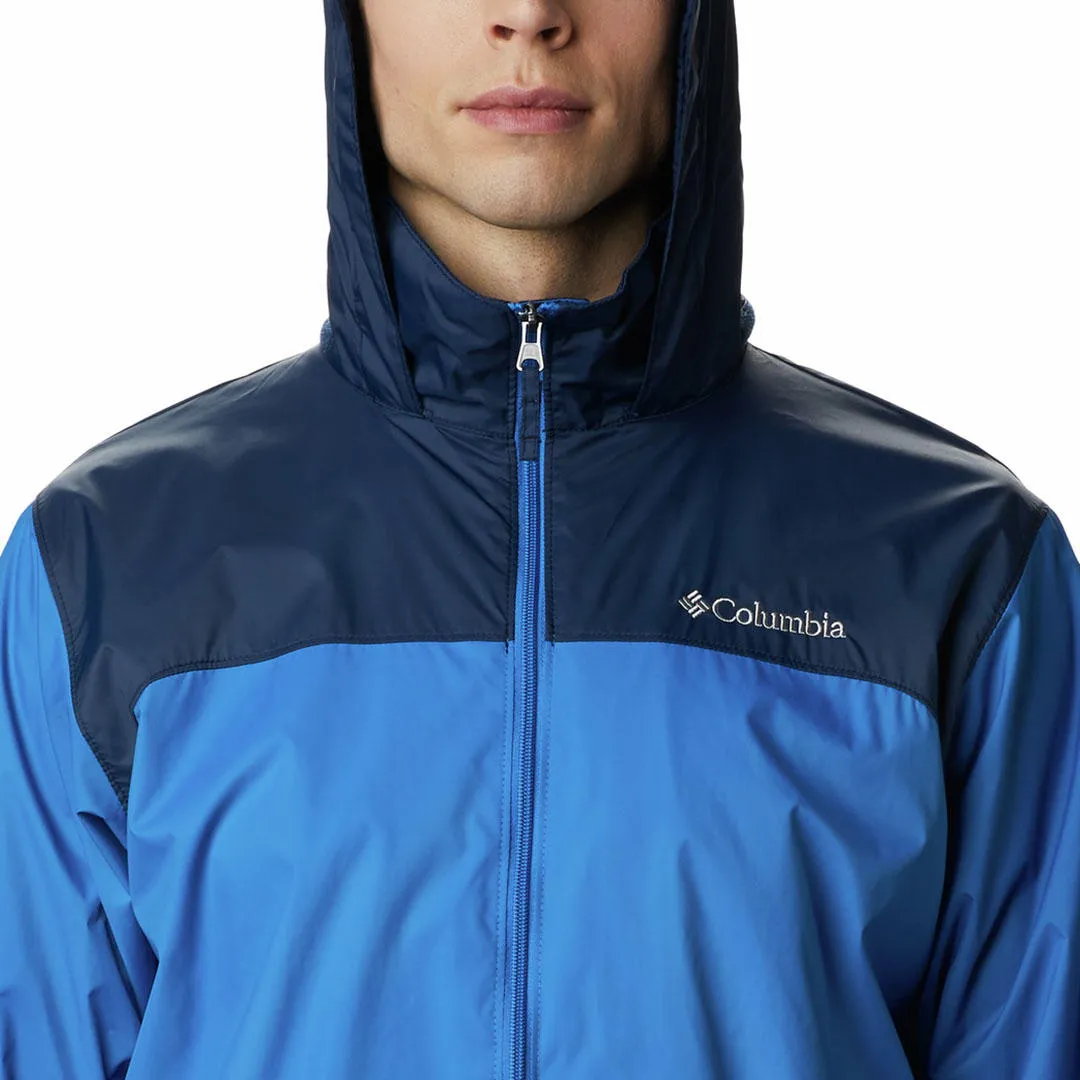 Columbia Men Blue Omni-Shield Glennaker Lake Rain Waterproof Rain Jacket