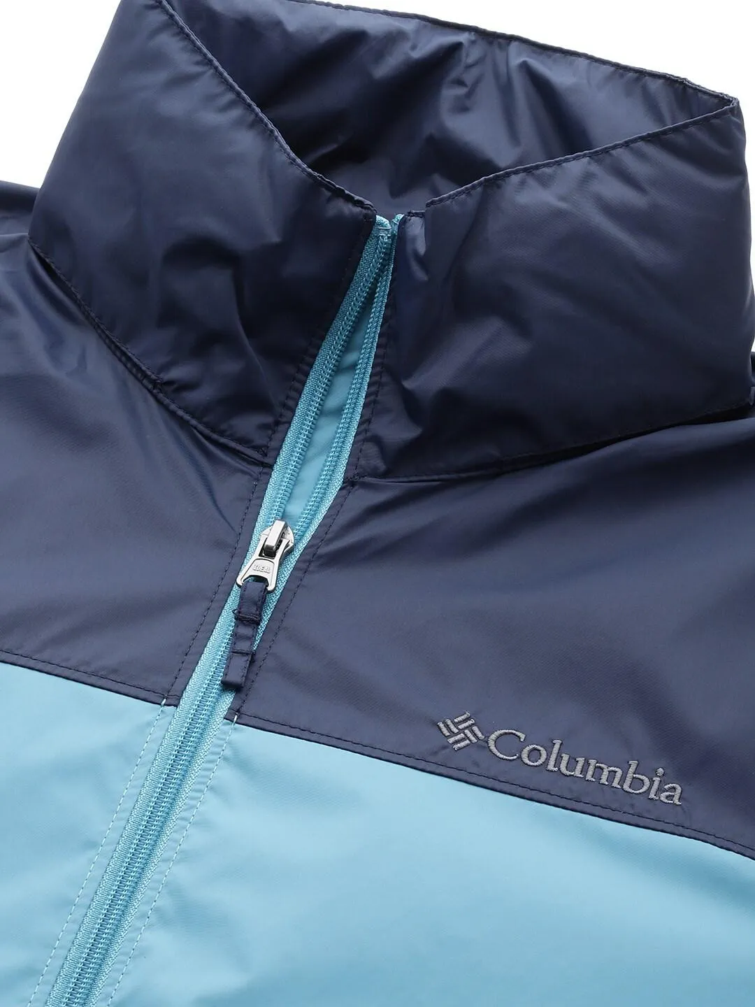 Columbia Men Blue Omni-Shield Glennaker Lake Rain Waterproof Rain Jacket