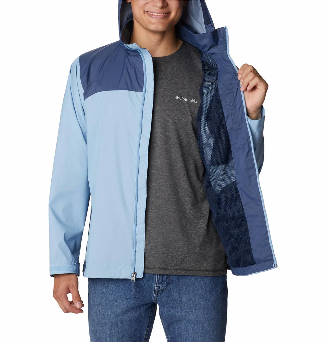 Columbia Men Blue Omni-Shield Glennaker Lake Rain Waterproof Rain Jacket