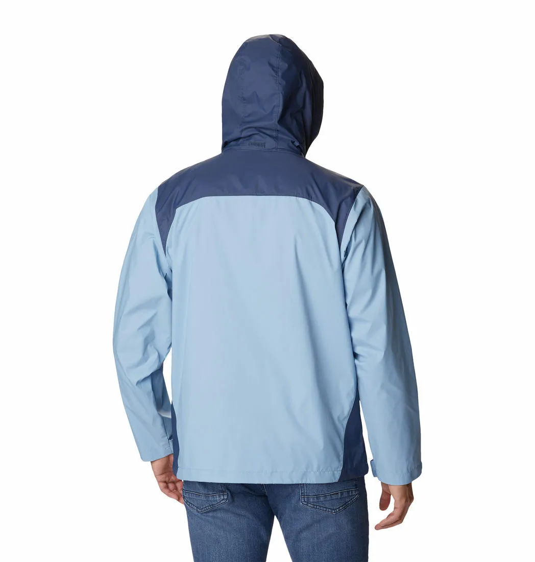 Columbia Men Blue Omni-Shield Glennaker Lake Rain Waterproof Rain Jacket