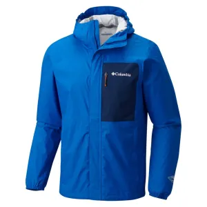 Columbia Men Blue Omni-Tech Summit Sleeker Shell Waterproof Rain Jacket