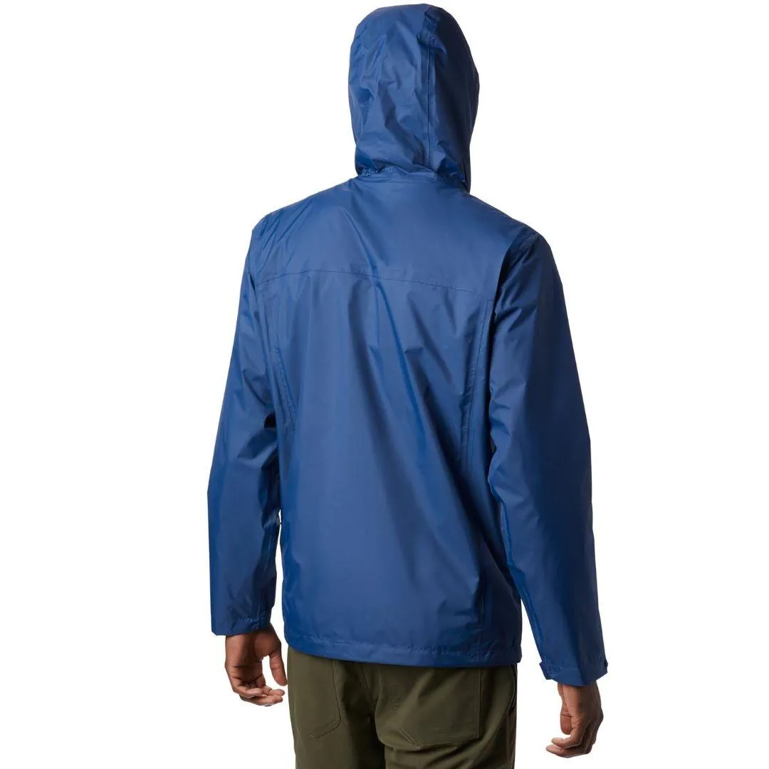 Columbia Men Blue Omni-Tech Watertight II Waterproof Rain Jacket