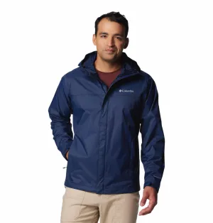Columbia Men Blue Omni-Tech Watertight II Waterproof Rain Jacket
