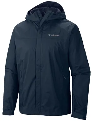 Columbia Men Blue Omni-Tech Watertight II Waterproof Rain Jacket