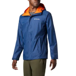 Columbia Men Blue Omni-Tech Watertight II Waterproof Rain Jacket